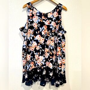 Lane Bryant Floral Blouse